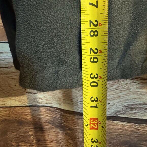 Eddie Bauer Men XL 1/4 Zip Fleece Pullover Jacket Gray Black Activewear Polartec - Picture 5 of 7